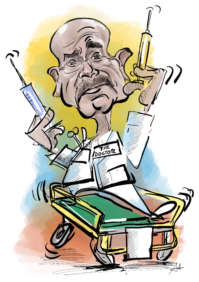 Come fare la caricatura di un dottore - www.latuacaricatura.it
