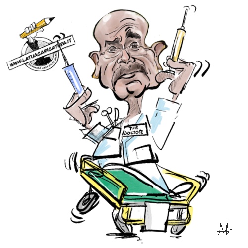Caricatura di un medico - www.latuacaricatura.it