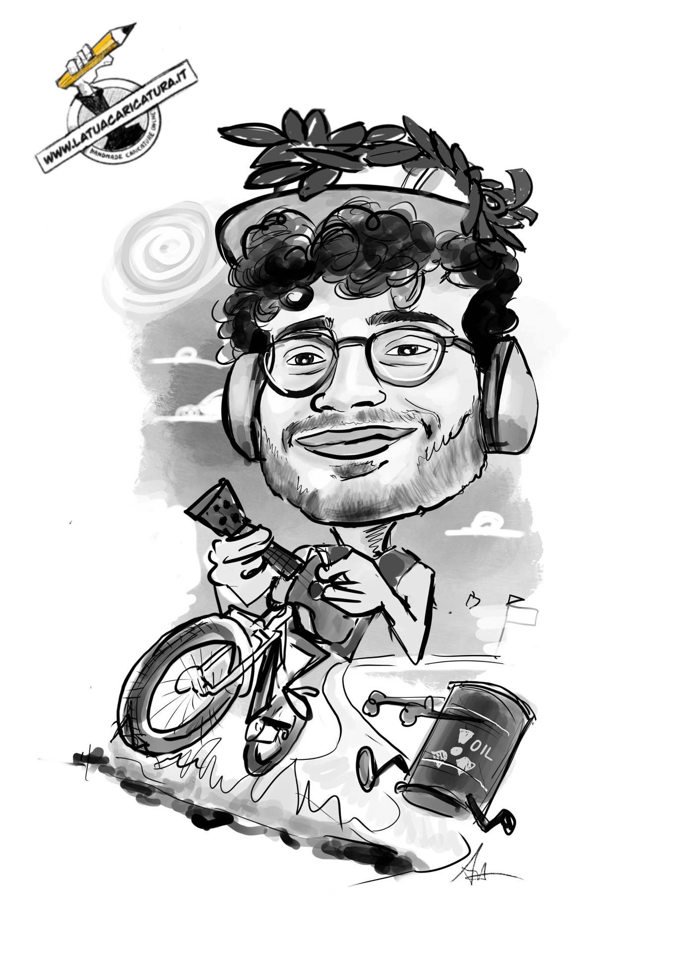 Caricatura di laurea - www.latuacaricatura.it