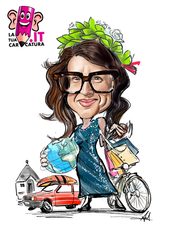 Caricature personalizzata di laurea disegnate a mano con consegna in 24h - www.latuacaricatura.it