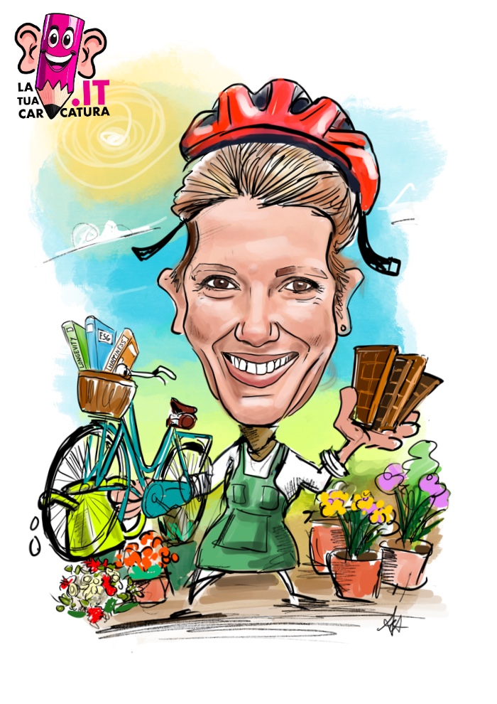 caricatura personalizzata disegnata a mano con consegna in 24h - www.latuacaricatura.it